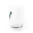 sunny sundayの水色バンダナのイヌくん Water Glass :right