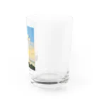 海の楽園のマナ島の空 Water Glass :right