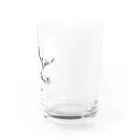 ３２１６の毛繕いの猫 Water Glass :right