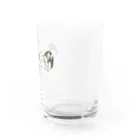 yuNN3のミナミコアリクイ　クリーム　ドット絵 Water Glass :right