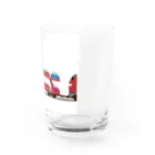 ジョンの乗り物イラストのAuto Zug Water Glass :right