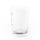 HIDEPAINT　SUZURI店のイチゴパフェ Water Glass :right