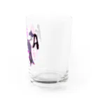 ころもやぎの（黒文字ver)こぎゃくまちゃんと一緒 Water Glass :right