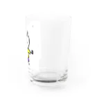 犬好きの服を着てみた犬 Water Glass :right