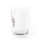 4A-Studio（よんえーすたじお）のちゃいちーうさぎのあかちー（もぞもぞ） Water Glass :right