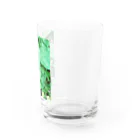 プリュネルビジューの幸せを引き寄せる四つ葉のクローバー🍀 Water Glass :right