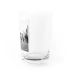 roadster_bassのCITYプリントTシャツ Water Glass :right