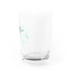 犬吠え商店の時に学びて遠くへ行きたい Water Glass :right