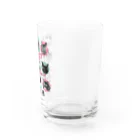 LONESOME TYPE ススの猫が世界を支配する9FACES（桃） Water Glass :right