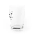 浅葱自由区のオオゴマダラ Water Glass :right