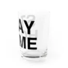 TOKYO LOGOSHOP 東京ロゴショップのSTAY HOME-ステイホーム- Water Glass :right