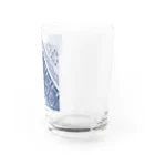 ヒシコギントのcogin+T No.011 手刺しこぎん刺し Water Glass :right