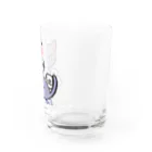 山猫shopのとんにゃんしゃーぺー（ブルー） Water Glass :right