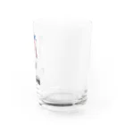 めだかの館公式グッズショップのピンクメダカの秋桜ちゃん Water Glass :right