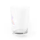 ひらきたのふわふわうるふさん Water Glass :right