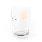 寝不足うさぎの太陽系 Water Glass :right