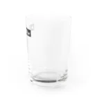 新車購入アドバンスチャンネル【CarTube】のCarTberロゴ（黒） Water Glass :right