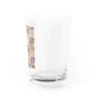 花名画アートグッズのウィリアム・モリス《りんご》ベージュver. Water Glass :right