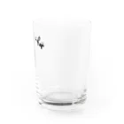 KAMI STOREのhejiサインロゴ(黒) Water Glass :right