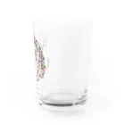 柚子の桜と黒猫 Water Glass :right
