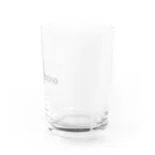 nekoonsenのナマケモノT（ロゴ） Water Glass :right