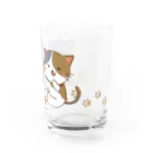 cana@ぶたさんと韓国語の猫さんず Water Glass :right