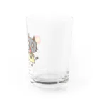 白米のオトモのメカっぽいねこ グラス右面