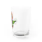 oekaki/ROUTE ONEのカエルライダー★まこちゃん Water Glass :right