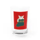 なにぬ猫-YAの靴下猫あります🧦　赤 アメショ グラス右面