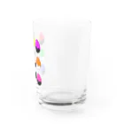 手描きのエトセトラのたまご型にペンキかかった(９色) Water Glass :right