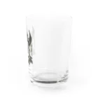 孳々のpeacock Water Glass :right