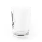 ButterConyのシンプルうさぎロゴマーク Water Glass :right