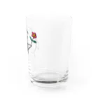開運⭐️アオサギーヌちゃん♪のRed flower＃1. Water Glass :right