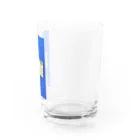 animal おのみちのBLUE RESERVOIR PENGUINS  Water Glass :right