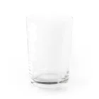 FUNNY JOKESのアベ政治を許さない 筆文字白ロゴ Water Glass :right