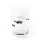 yamabusの古代魚グラス グラス右面