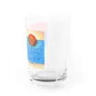 I-z-m-y's worksの沈みゆく夕日を見つめるネコ ～二人の世界～ Water Glass :right