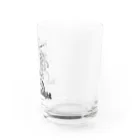 nidan-illustrationの“Bad Hair Night” Water Glass :right