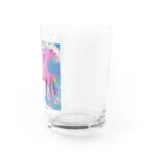 花園のピンク・ユニコーン Water Glass :right