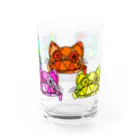 でくの族・わくてかショップのゾンビジッパーにゃんこs Water Glass :right