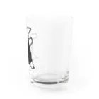 いきものや　のの（別館）の文字無し通さぬ色白ミナミコアリクイ Water Glass :right