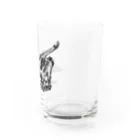 segasworksのサウロロフスの頭の骨 Water Glass :right