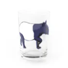 LalaHangeulのマレーバク　文字無し　親子 Water Glass :right