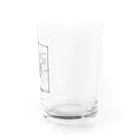 YamamoriMeidoの寝ているトイプードル Water Glass :right