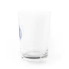 じぇ。のじぇ。の青ロゴ Water Glass :right