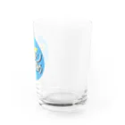 もっちり大騒動のもっちり大騒動青丸ロゴ Water Glass :right