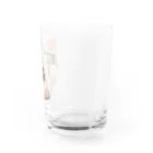 aiart aimiのブルーベリーデニッシュとレッサーパンダ Water Glass :right