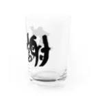 和桜デザイン書道の直筆「感謝」 Water Glass :right