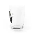 kocoon（コクーン）の嵐を招く黒猫 Water Glass :right