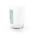 まるちゃんのアイドルにゃんこ Water Glass :right